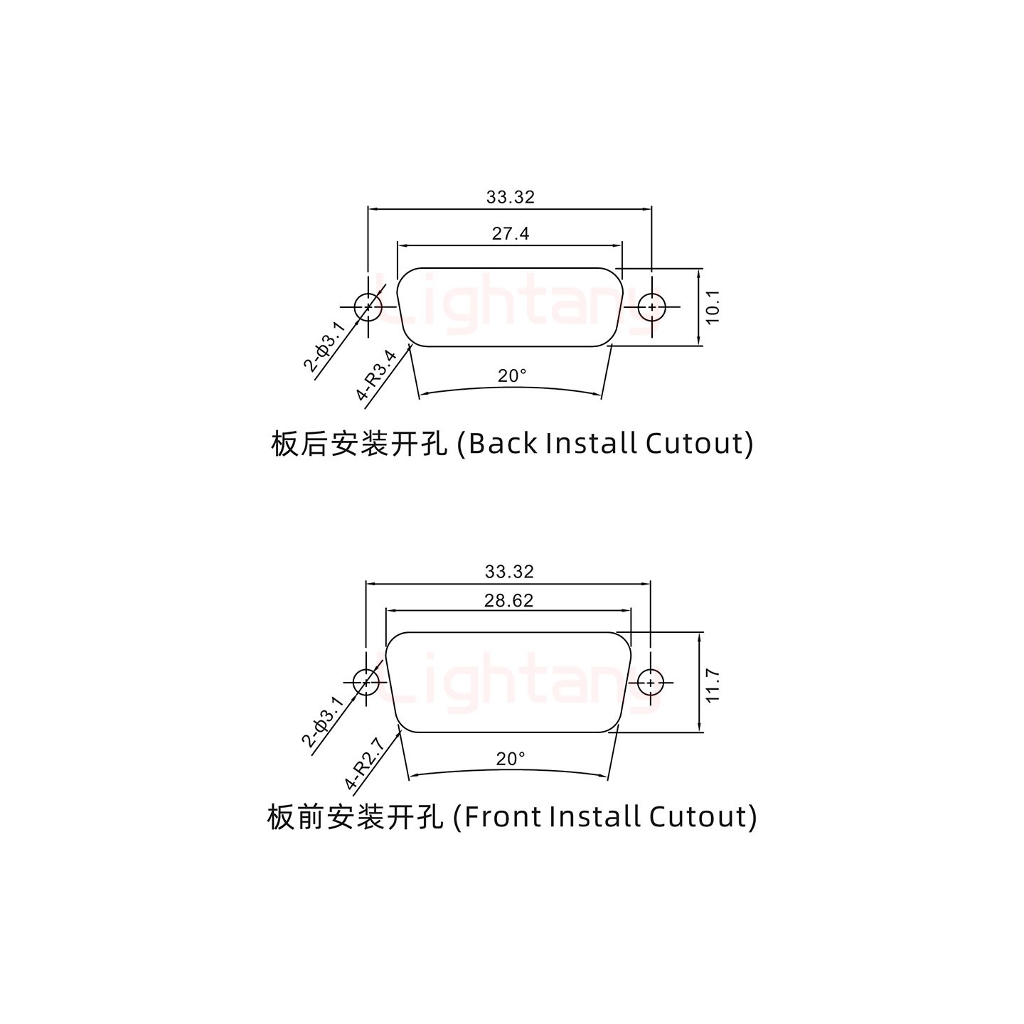 DB15母對公 轉(zhuǎn)接頭沖針