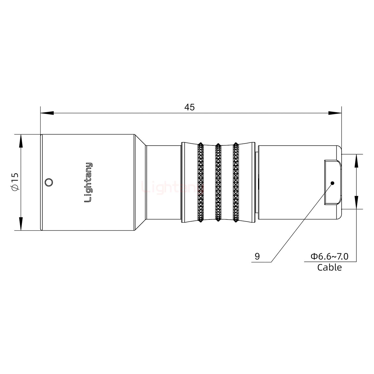 FHG.1K.004.CLAK70推拉自鎖彎式插頭