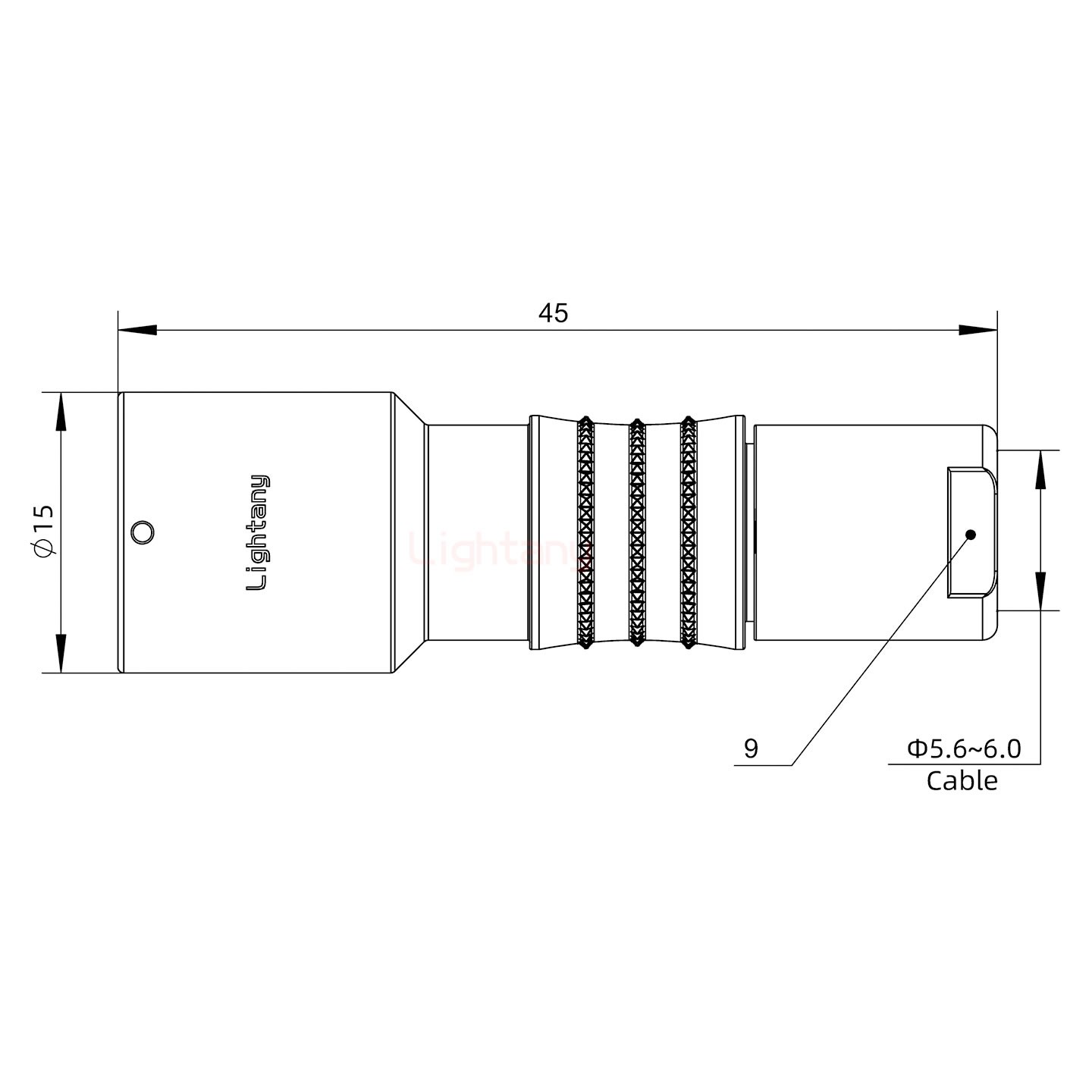 FHG.1K.005.CLAC60推拉自鎖彎式插頭