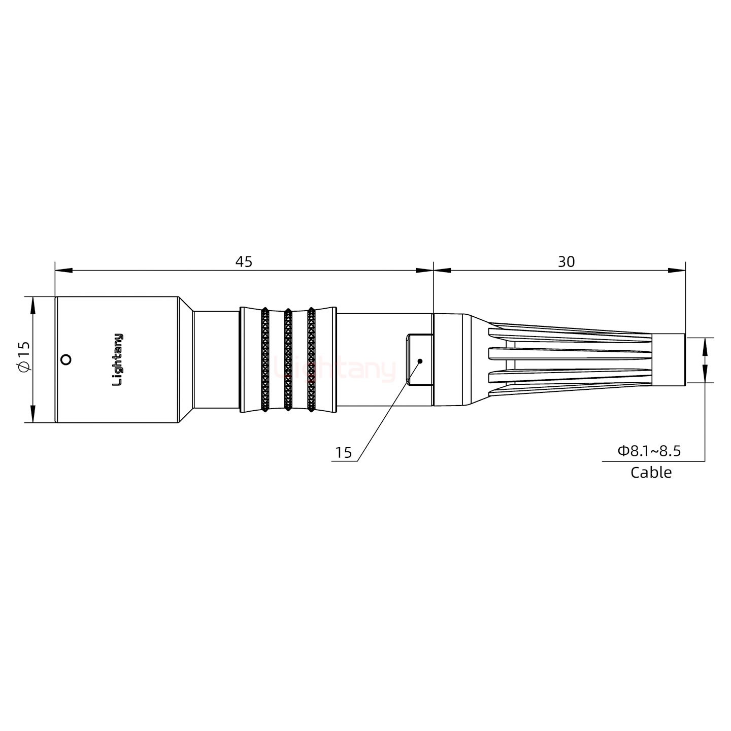 PHG.1K.002.CLAK85推拉自鎖浮動(dòng)插座