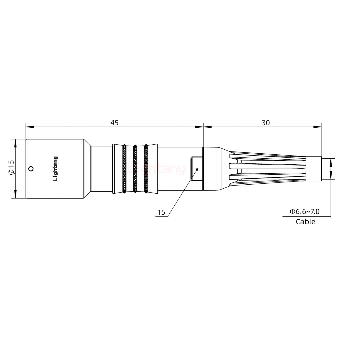 PHG.1K.003.CLAK70Z推拉自鎖帶護(hù)套浮動(dòng)插座