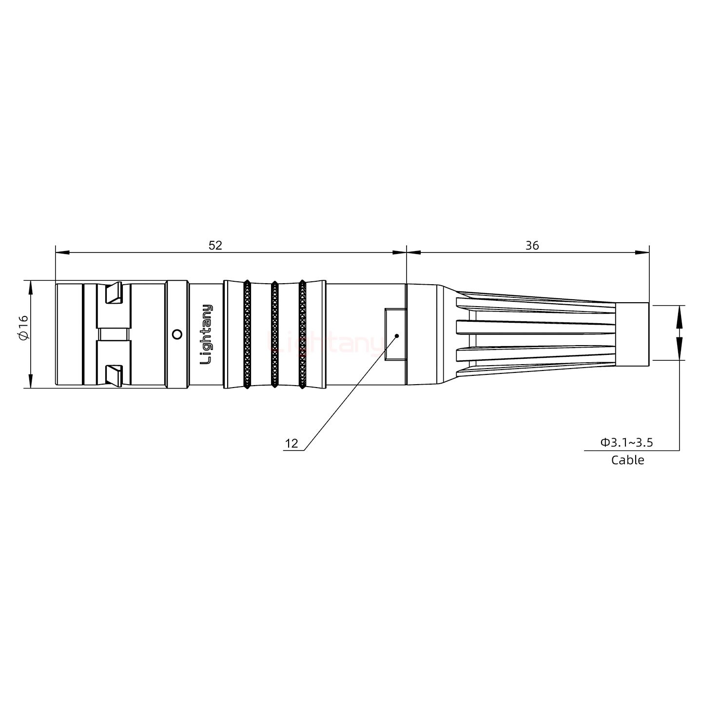 FGG.2K.032.CLAC35Z推拉自鎖帶護(hù)套直式插頭