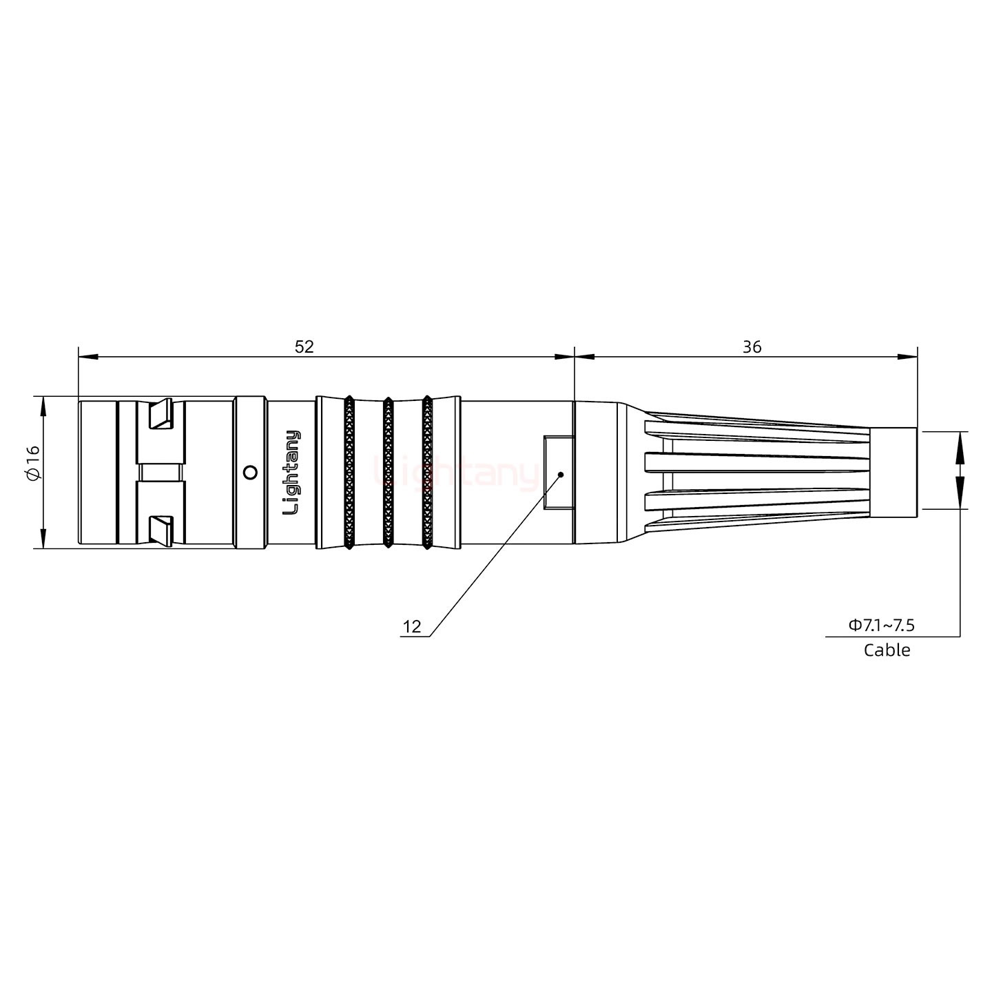 FGG.2K.032.CLAC75Z推拉自鎖帶護(hù)套直式插頭