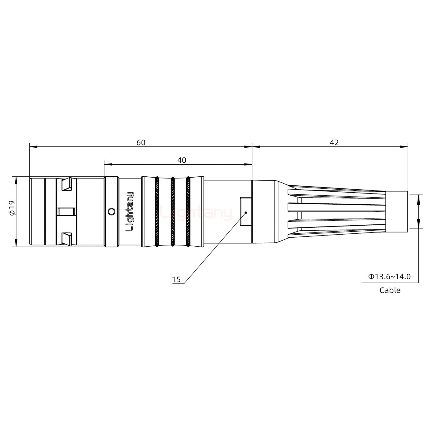 FGG.3K.005.CLAK14Z推拉自鎖帶護套直式插頭